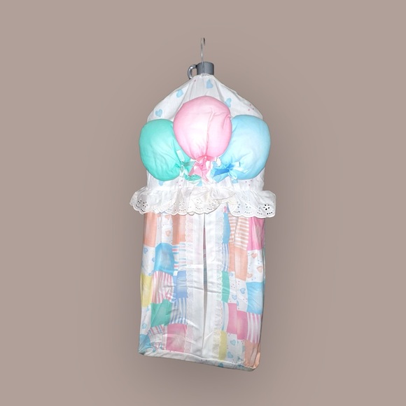 1993 Crib Set with Adorable Balloon & Teddy Bear Design - Picture 2 of 9